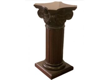 Wooden Pedestal Planter Stand