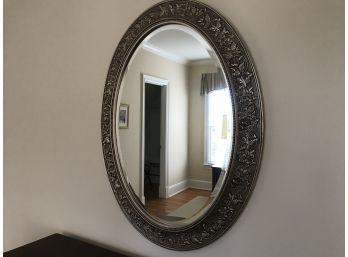 Ornate Framed Oval Mirror