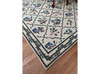 Yellow Floral Rug 15' X 10'