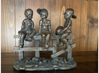 Sculpture Of Three Boys