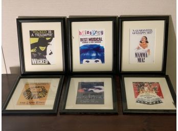 Framed Broadway Posters 1/4
