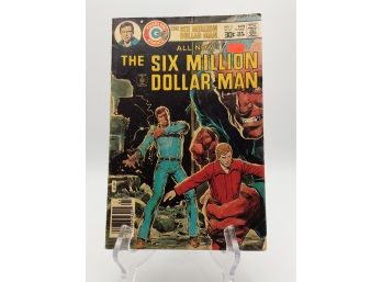 The Six Million Dollar Man No.2 Charlton Comics Comic Book