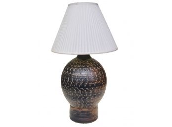 Mid-Century 1965 Single Ceramic Table Lamp