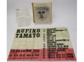 Signed Rufino Tamayo Lithograph Ediciones Mexicanas 1950