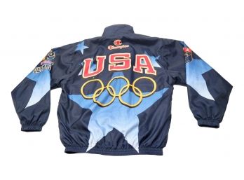 1996 USA Champion Official Outfitter Olympic Team Jacket - Size Large