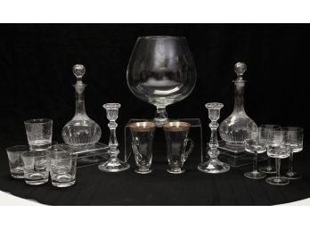 Huge Brandy Snifter, Decanters And More