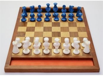 Vintage Chess Alabaster Set - Made In Italy