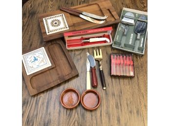 Mid-Century Cheese Boards & Frontier Forge Knife Sets & Accessories