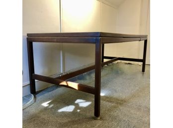 Jens Risom Mid-Century Modern Scandinavian Executive Desk -  74 X 36 - Likely Walnut