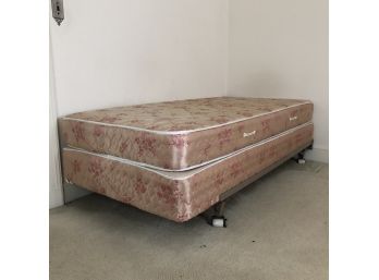 XL Twin Bed With Frame - Perma Grip Mattress Therapeutic