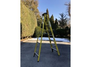 Husky Tall Folding Ladder - Measures 90'H When Open As Shown