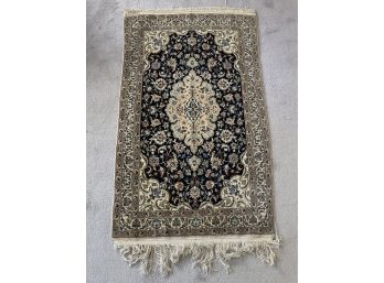 Isfahan Persian Silk Rug - 53 X 30