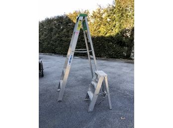 Keller Aluminum Folding Ladder Pair - The Long And The Short Of It!