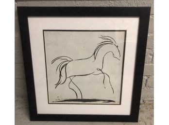 Framed Horse Print