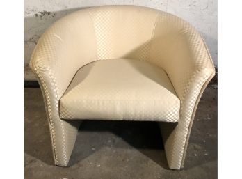 Modern Checkered Upholstered Chair