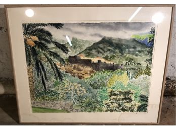 Framed Watercolor