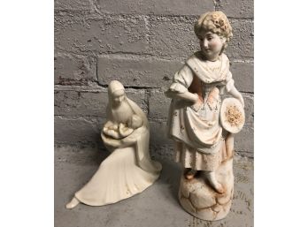 Two Figural Statues