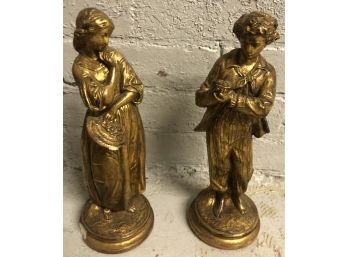 Pair Of Figural 'borghese' Statues