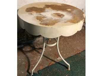 Small Metal Round Table