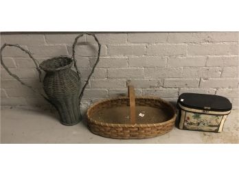 Three Piece Basket Lot