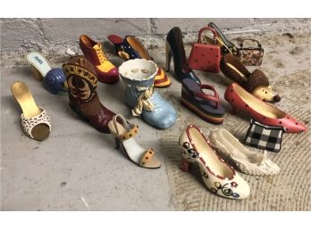 Lot Of Mini Shoes And Accessories