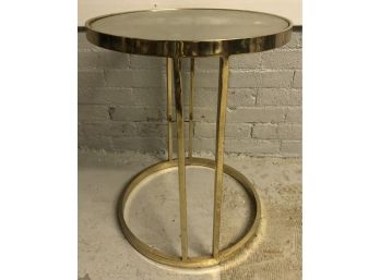 Round Glass Top Table