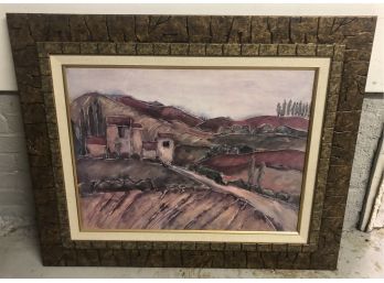 Framed Print Of Hillside