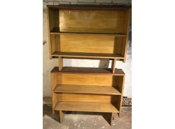 Pair Of Two Shelf Book Shelves