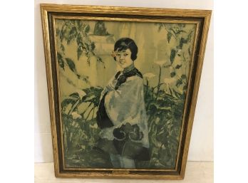 Framed Print 'the Little Love Flower' Signed Tauszky