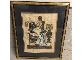 Hand Colored Framed Item