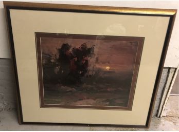 Framed Print 'last Night' Lithograph