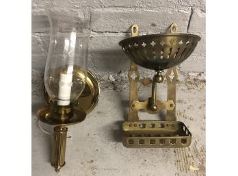 Two Piece Brass Lot