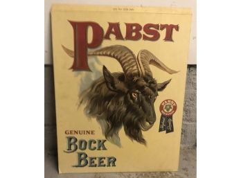 Pabst Bock Beer Signage