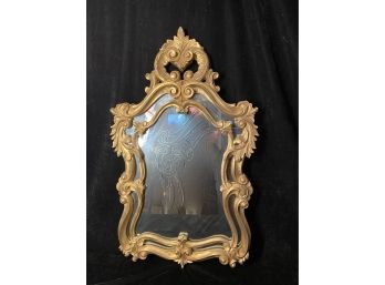 Ornate Gilt Frame Wall Mirror