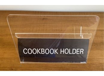 Plexiglass Cookbook Holder