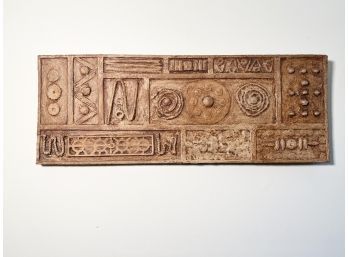 Carved Wall Plaque