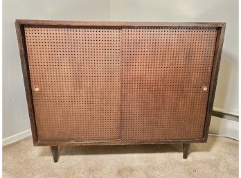 Vintage Mid Century Modern Two Door  Console/Server