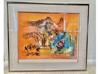 1973 Hoi Lebadang Signed And Numbered Lithograph