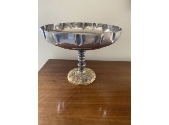 Vintage Silor Silverplated Footed Pedestal Fruit Bowl