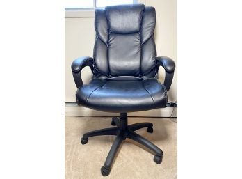 Faux Black Leather Kelburne Executive Chair