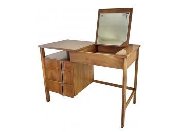 Vintage Mid Century Modern John Widdicomb Co Walnut Dressing Table