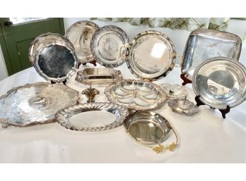 15 Piece Silver Plate Collection - Reed & Barton, Rogers Bros & More