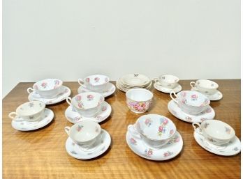 Vintage Tea Cups, Set Of 11