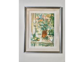 Jacques Petit 'Fleurs Des Champs' Signed And Numbered Lithograph