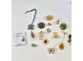 Costume Jewelry Pins & Neckjla