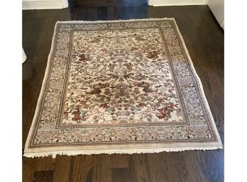 A Vintage Wool Indo-Persian Rug, 57'W X74'L