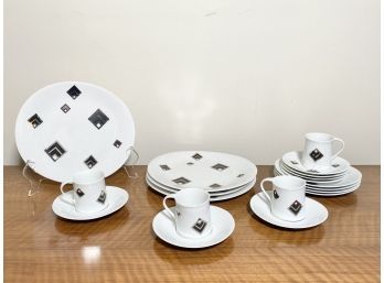 Vintage Block Bidasoa Dinnerware Service For 4