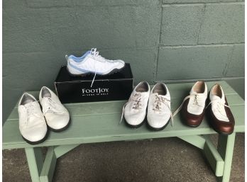 Footjoy And NIke Golf Shoes ~ 4 Pairs