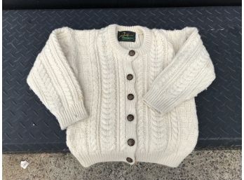 Latchford Of Ireland Cable Knit Sweater ~ Child's Large