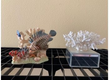 Two Coral Sculptures